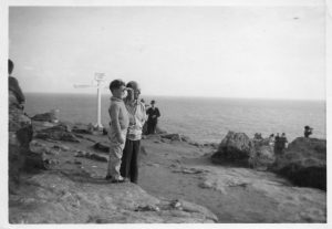 Les and Dad at Land's End